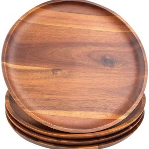 Acacia Wood Dinner Plates