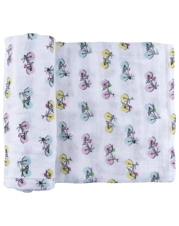 100% Bamboo Muslin Baby Swaddle Blanket