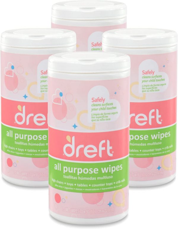 Dreft Multi-Surface All-Purpose Gentle Cleaning Wipes