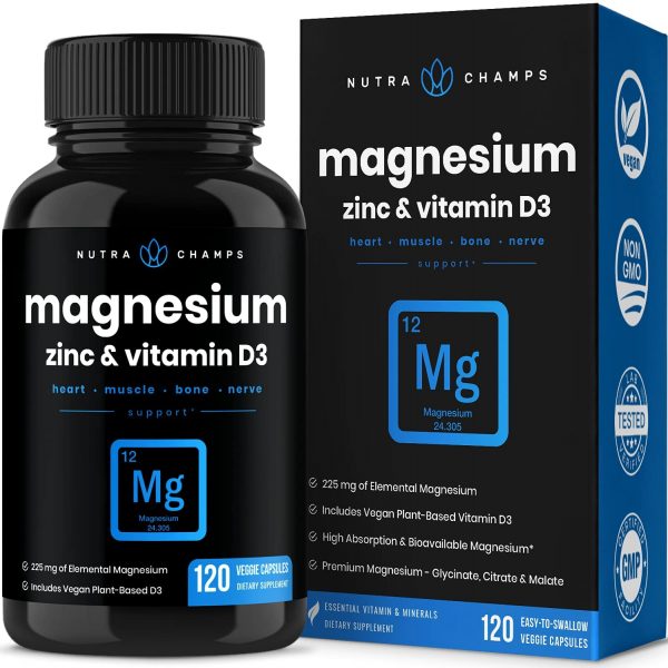 Magnesium, Zinc and Vitamin D3 Supplement