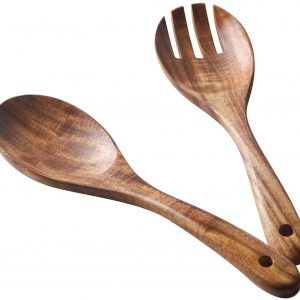 Acacia Muso Wood Salad Servers