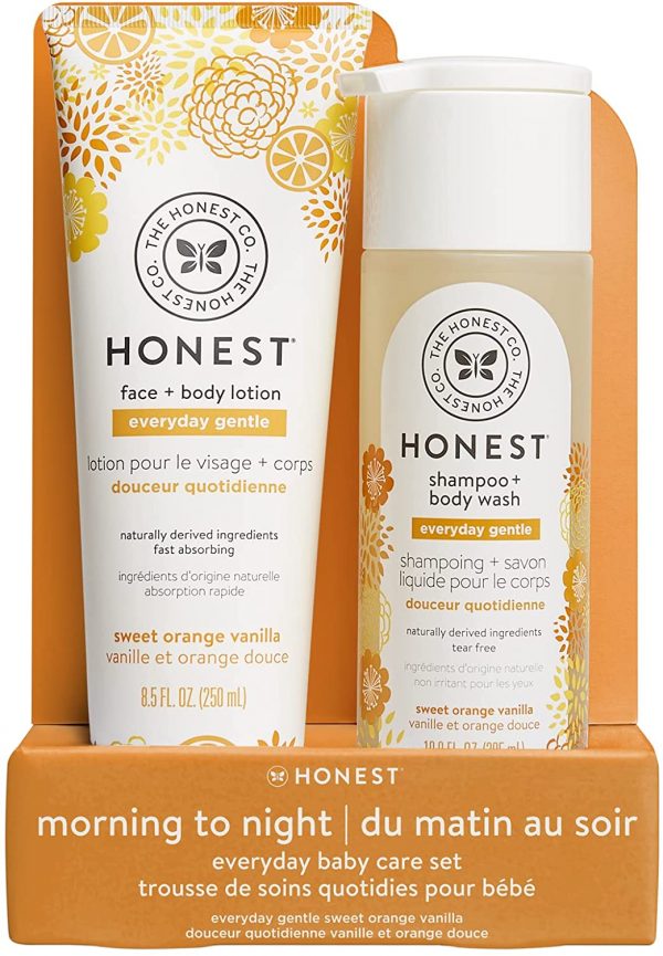 Sweet Orange Vanilla Shampoo Body Wash and Face Body Lotion